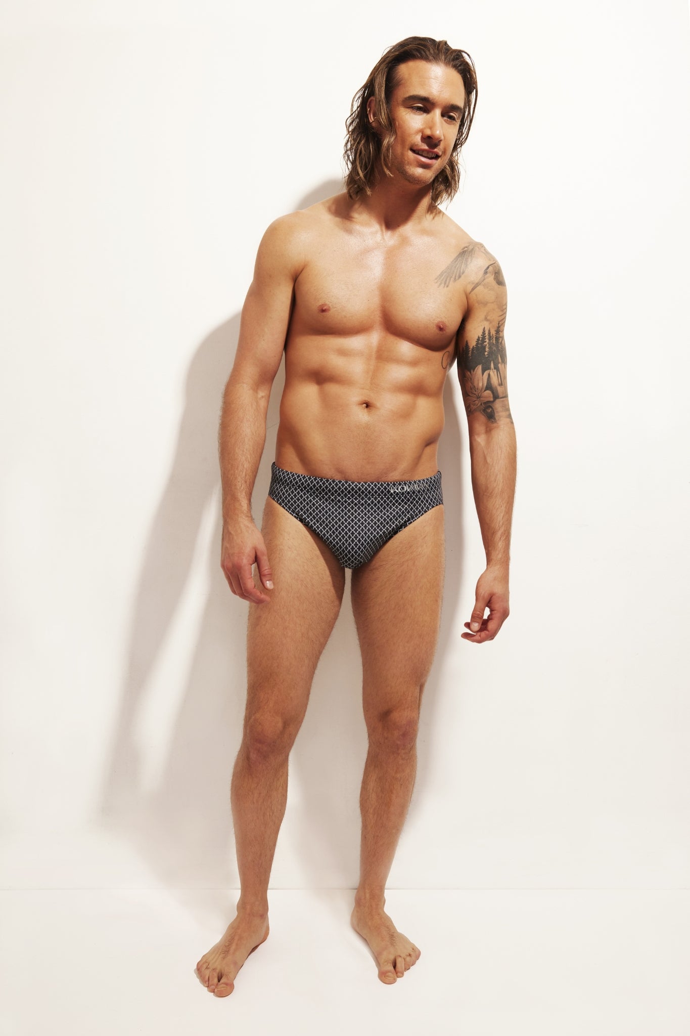 Stallion Swim Brief - Logo Print